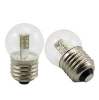 Boat Led Bulb, 1.8 watts - Globe Candle Led - 10-30 volts - E27 - White - D35*58mm - G35-20L-E27-W - AZLED